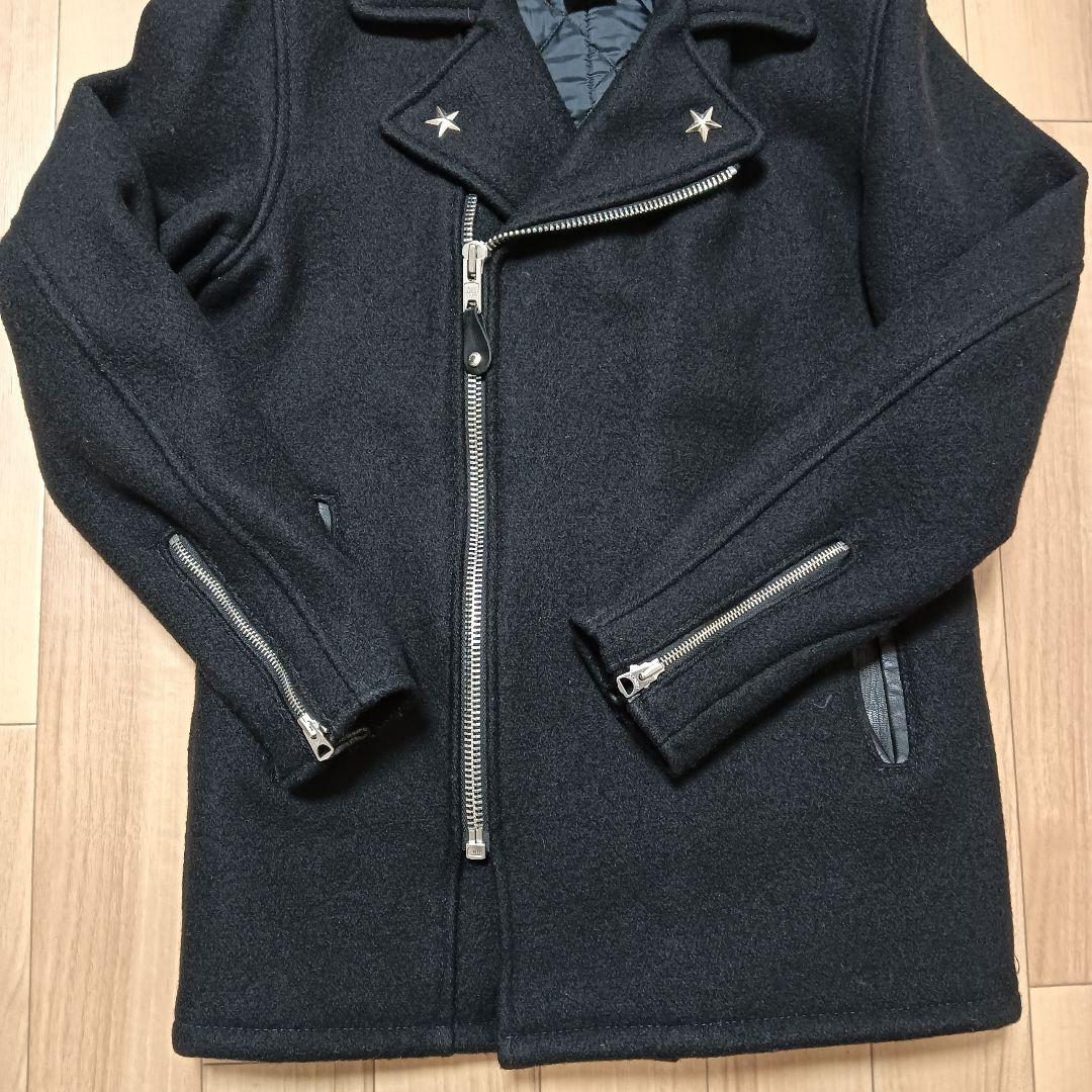 Schott ショット ウール ライダース ピーコート ワンスター USA製