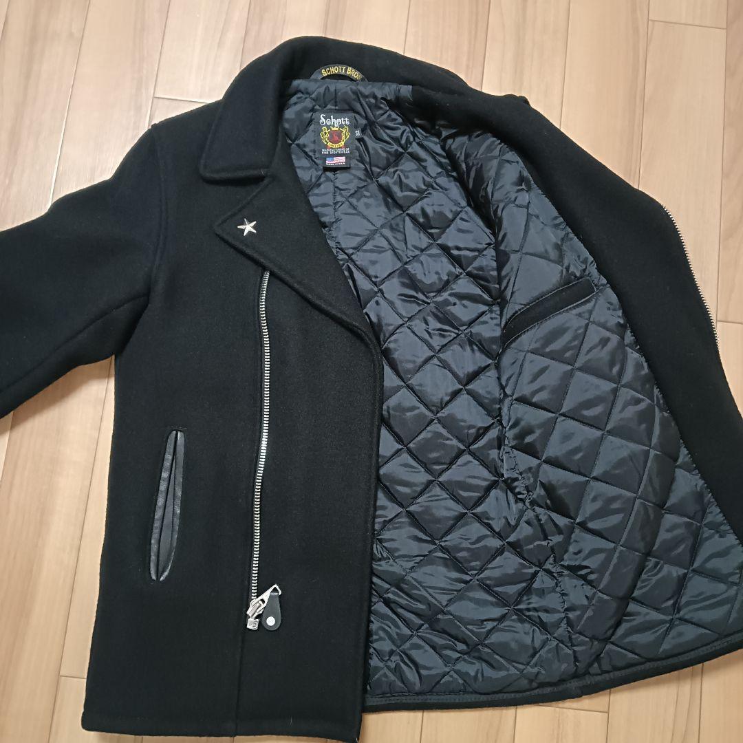 Schott ショット ウール ライダース ピーコート ワンスター USA製