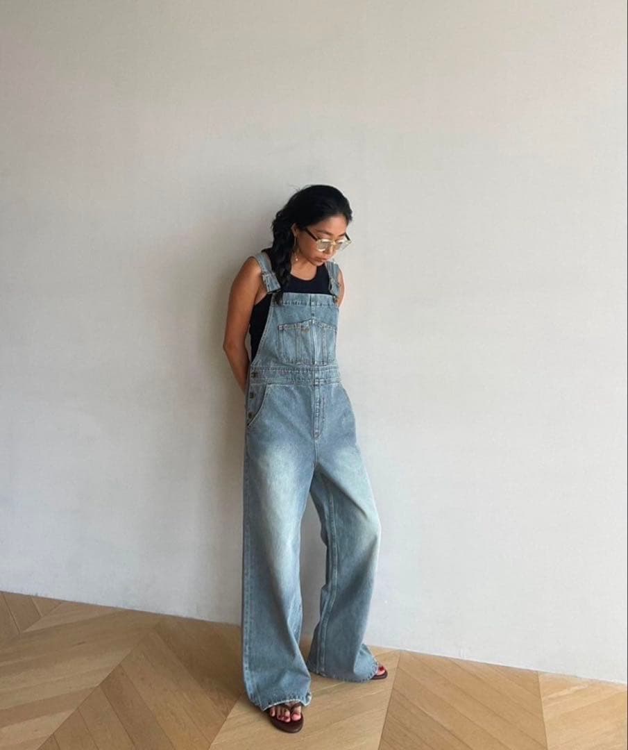 新品SeaRoomlynn Vintage looseオーバーオール M