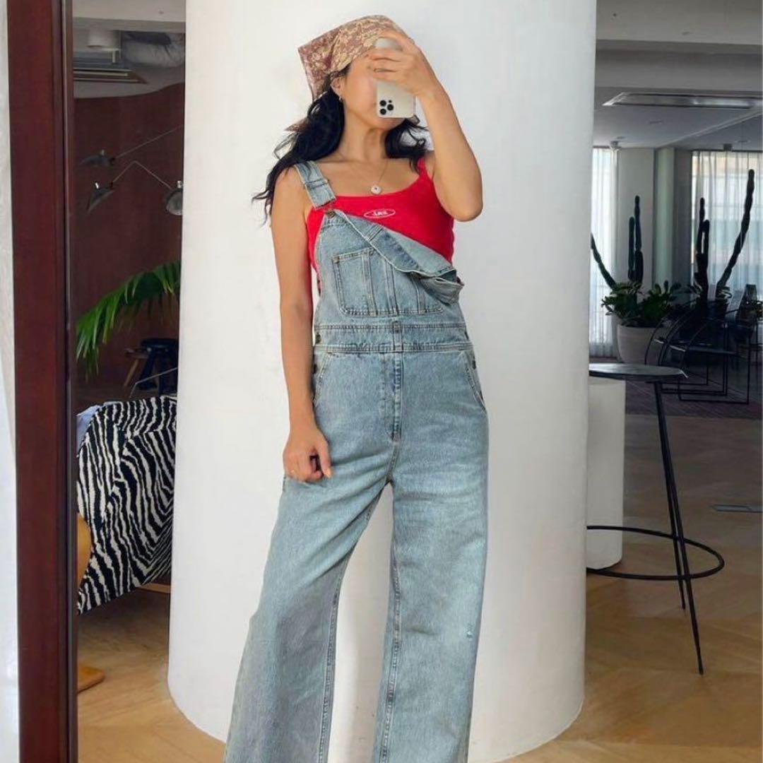 新品SeaRoomlynn Vintage looseオーバーオール M