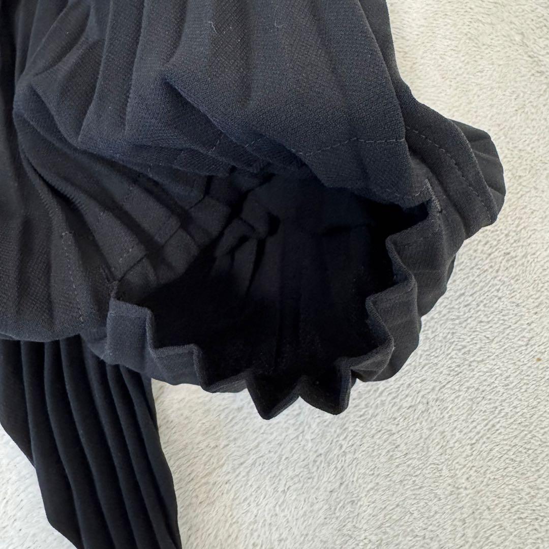 極美品✨ISSEY MIYAKE プリーツ　変形　ブラック　チュニック