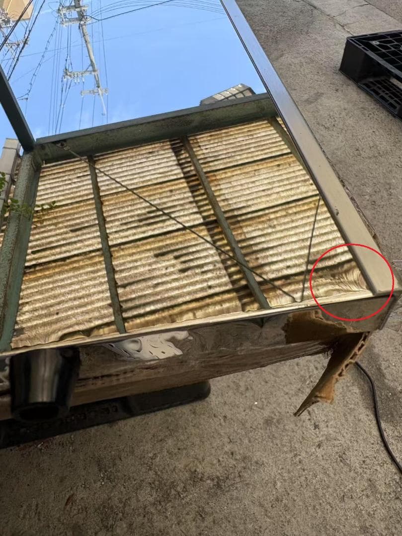 【美品】ダンスミラー 割れない鏡 幅100x160cm 姿見 銀色 6番