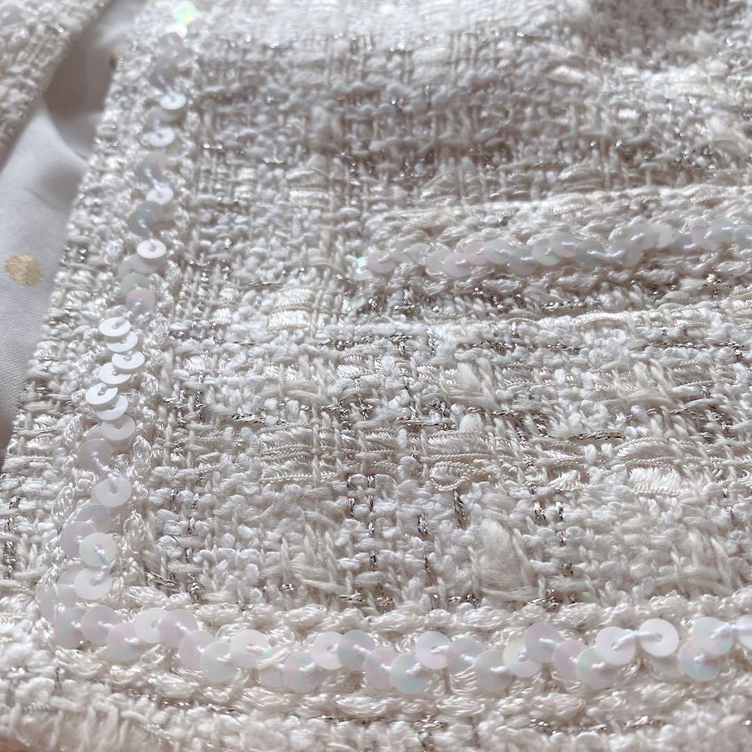 新品　ケイトスペード　ジャケット　120-130 白