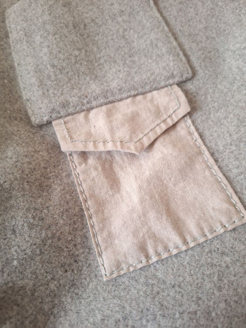 【専用】homspun ハイカットメルトンポケットコート 21AW 日本製