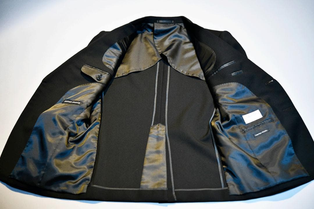 シングル　ブラックフォーマル　ブラックスーツ　礼服　冠婚葬祭　オリヒカ　A4