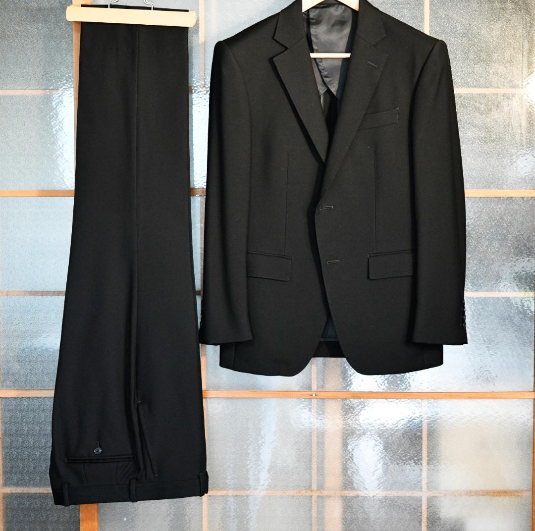 シングル　ブラックフォーマル　ブラックスーツ　礼服　冠婚葬祭　オリヒカ　A4