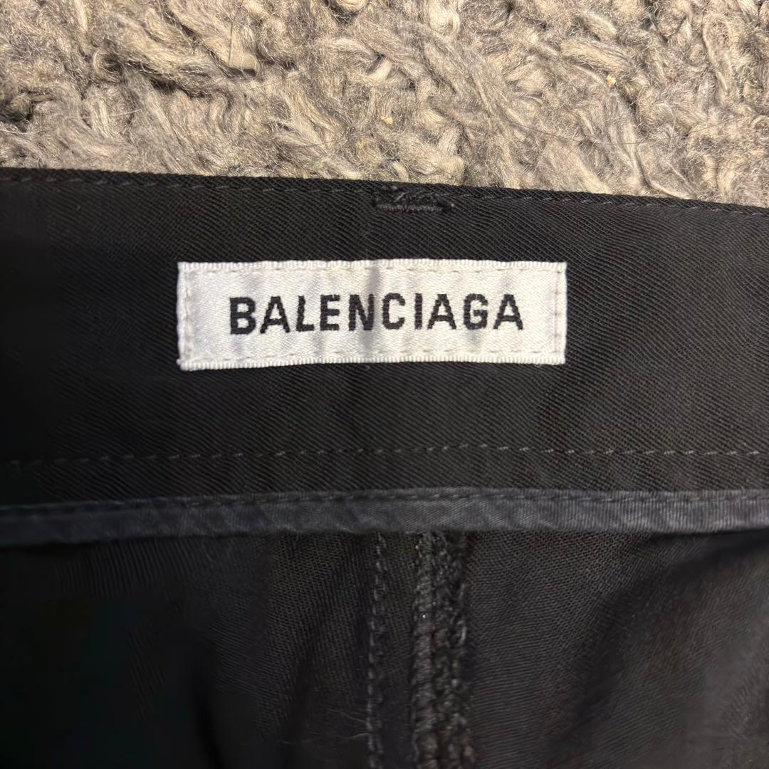 BALENCIAGA staff スラックス パンツ ブラック