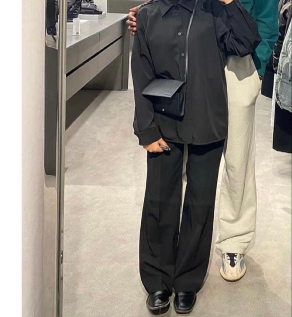 BALENCIAGA staff スラックス パンツ ブラック