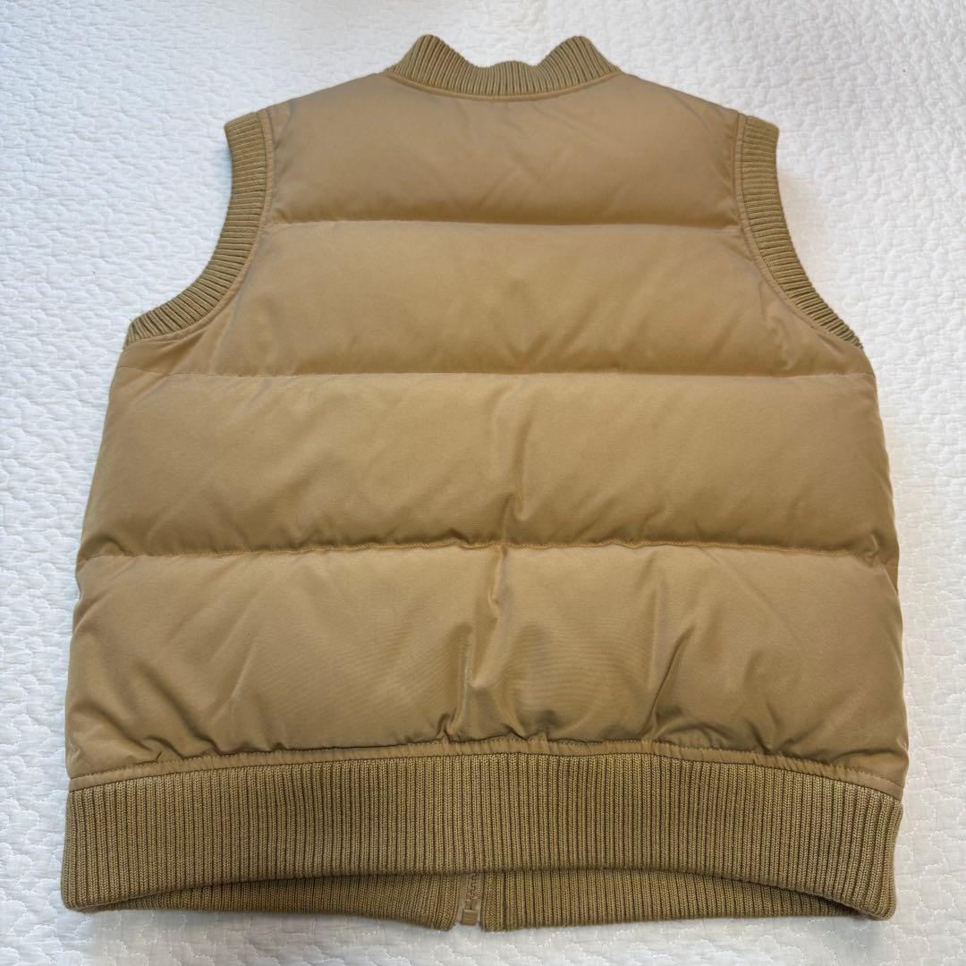 バーバリー Burberry ダウンベスト ノバチェック 刺繍 160Aベージュ