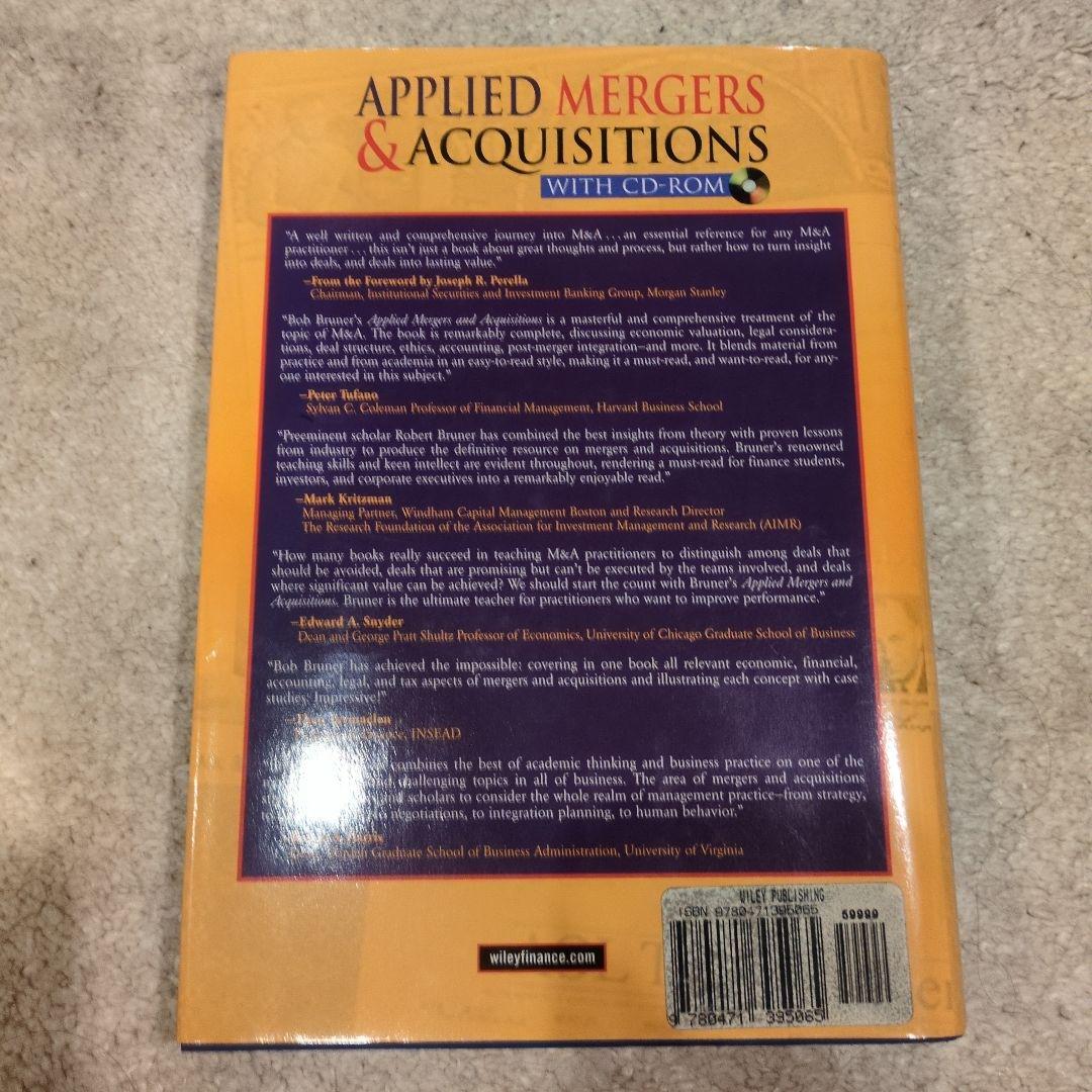 ビジネス・経済 Applied Mergers & Acquisitions