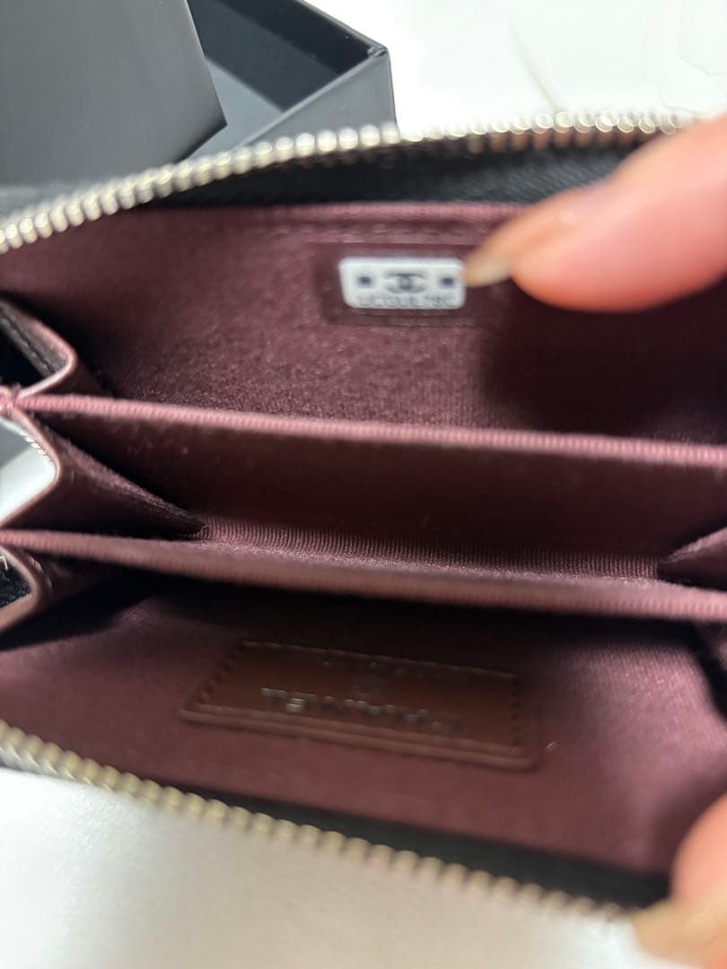 【美品】CHANEL クラシック ジップ パース