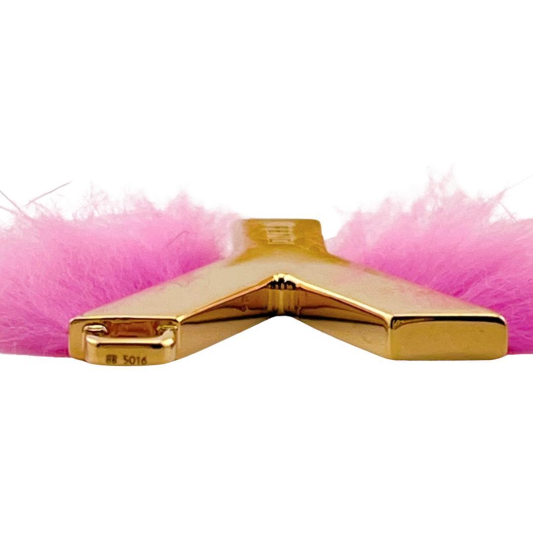 【極美品】フェンディ エイビークリック Y ペンダントップ イニシャル チャーム