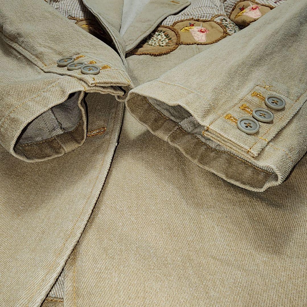 希少✨ピンクハウス PINK HOUSE テーラードジャケッ刺繍 カクテル