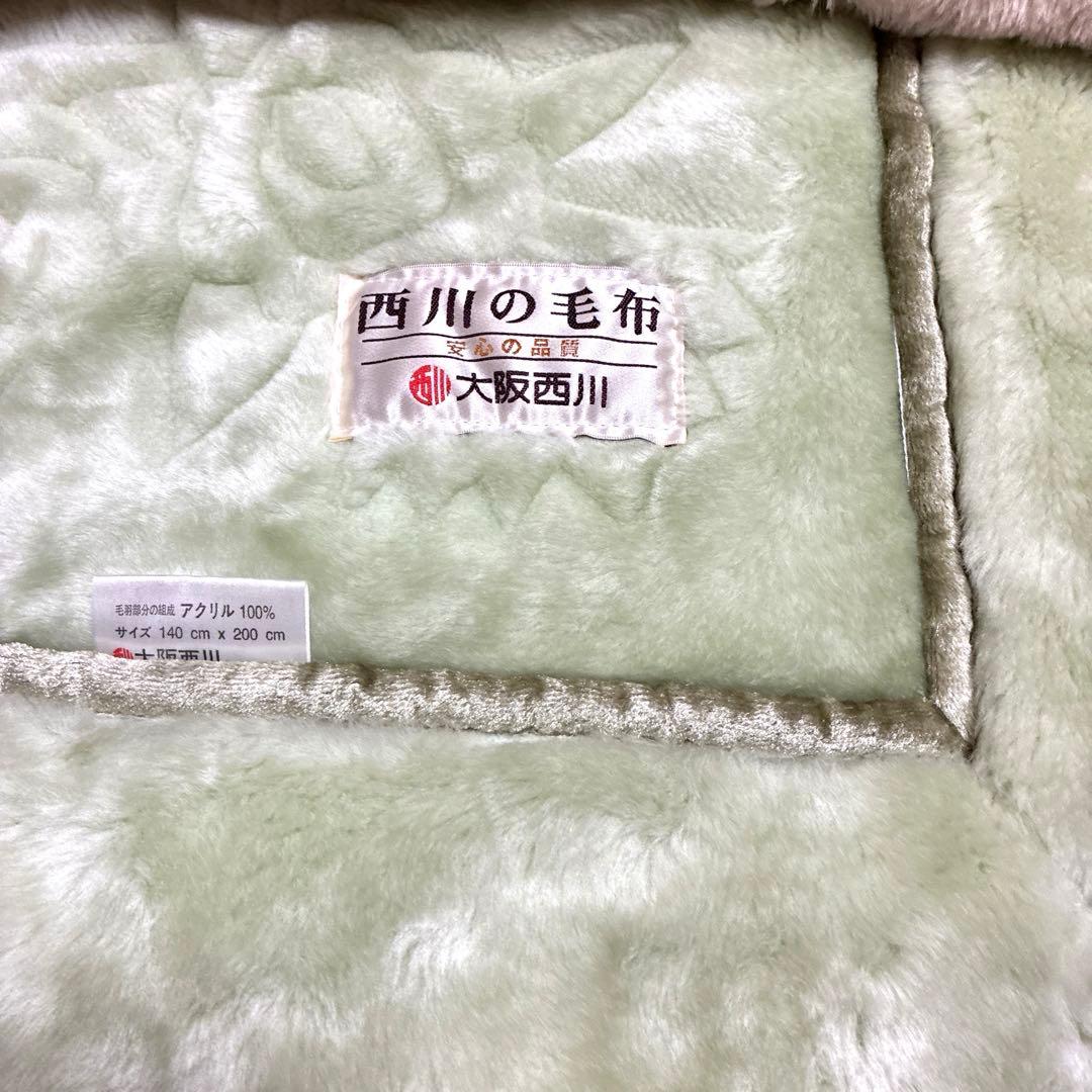 毛布　カービング仕様パステルカラー　2枚