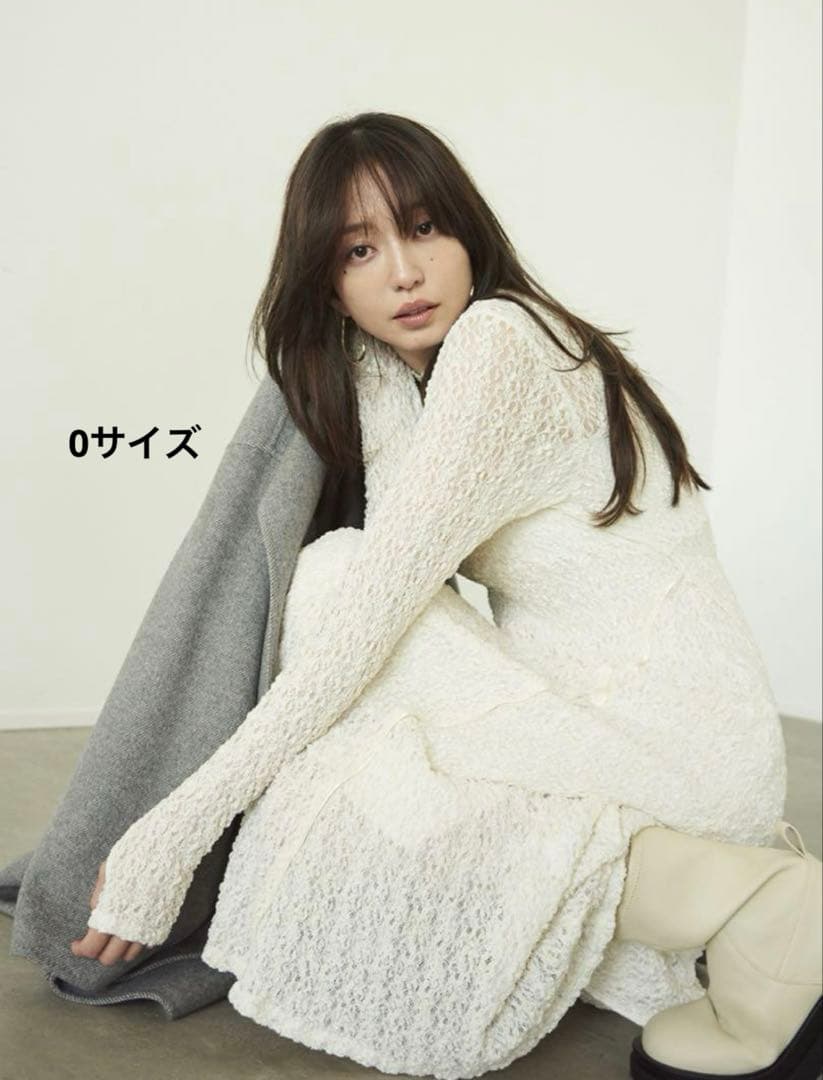 frayid シュリンクレースワンピース ロングワンピース