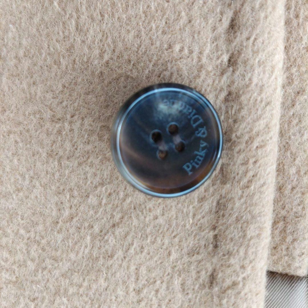 ピンキー&ダイアン フォックスファー ロングコート アンゴラ リボン M