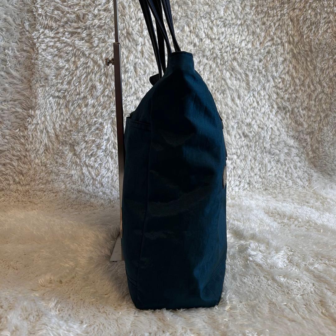 美品⭐︎IBIZA トートバッグ　ナイロン✖️レザー　ワンちゃんアップリケ