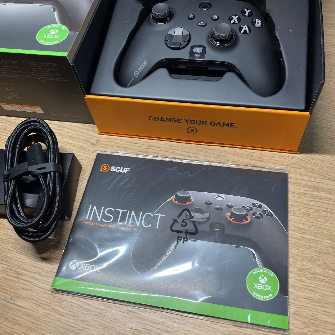 最新 SCUF INSTINCT オールブラック  スカフ コントローラー