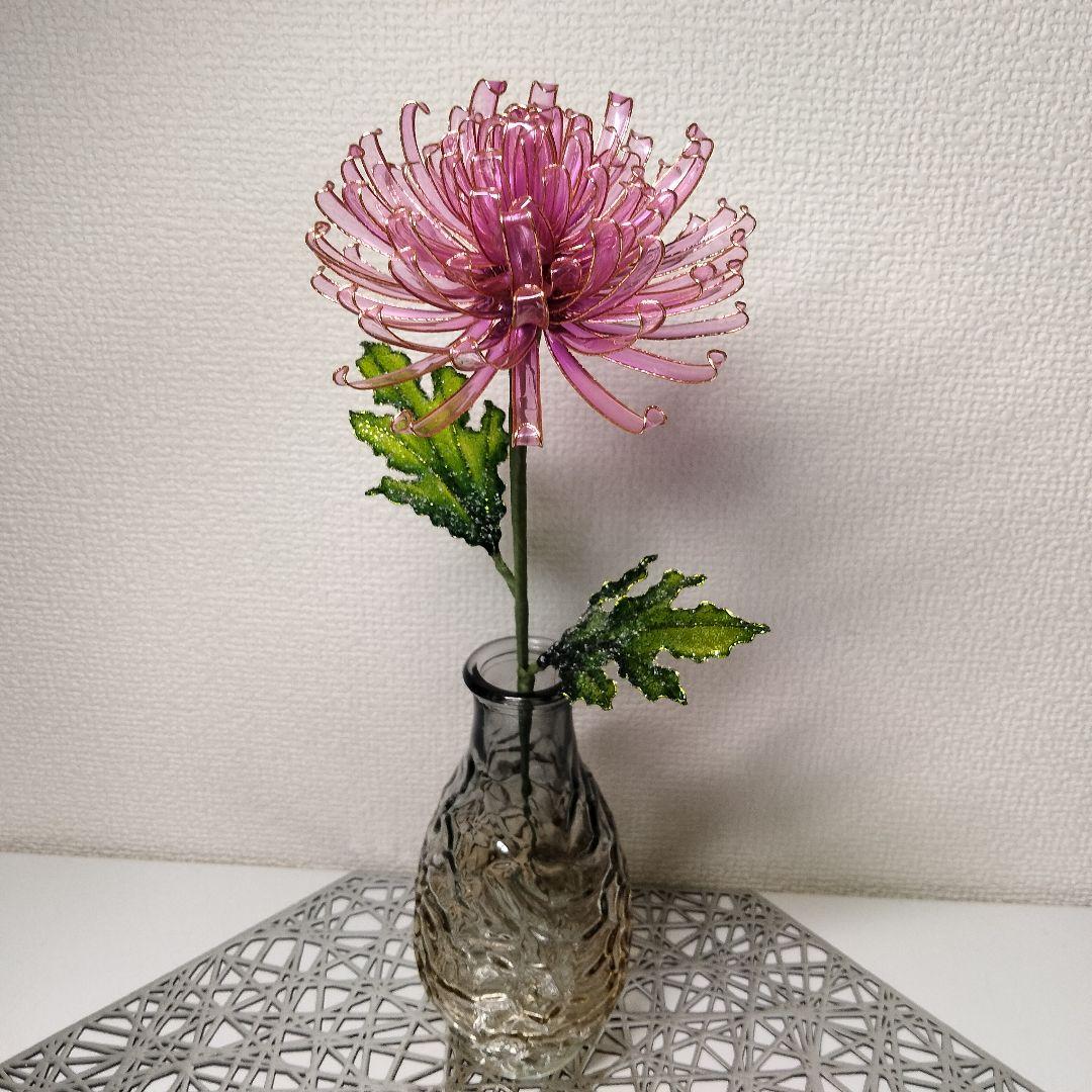 菊　リンドウ他　アメリカンフラワー✶ディップフラワー✶ディップアート