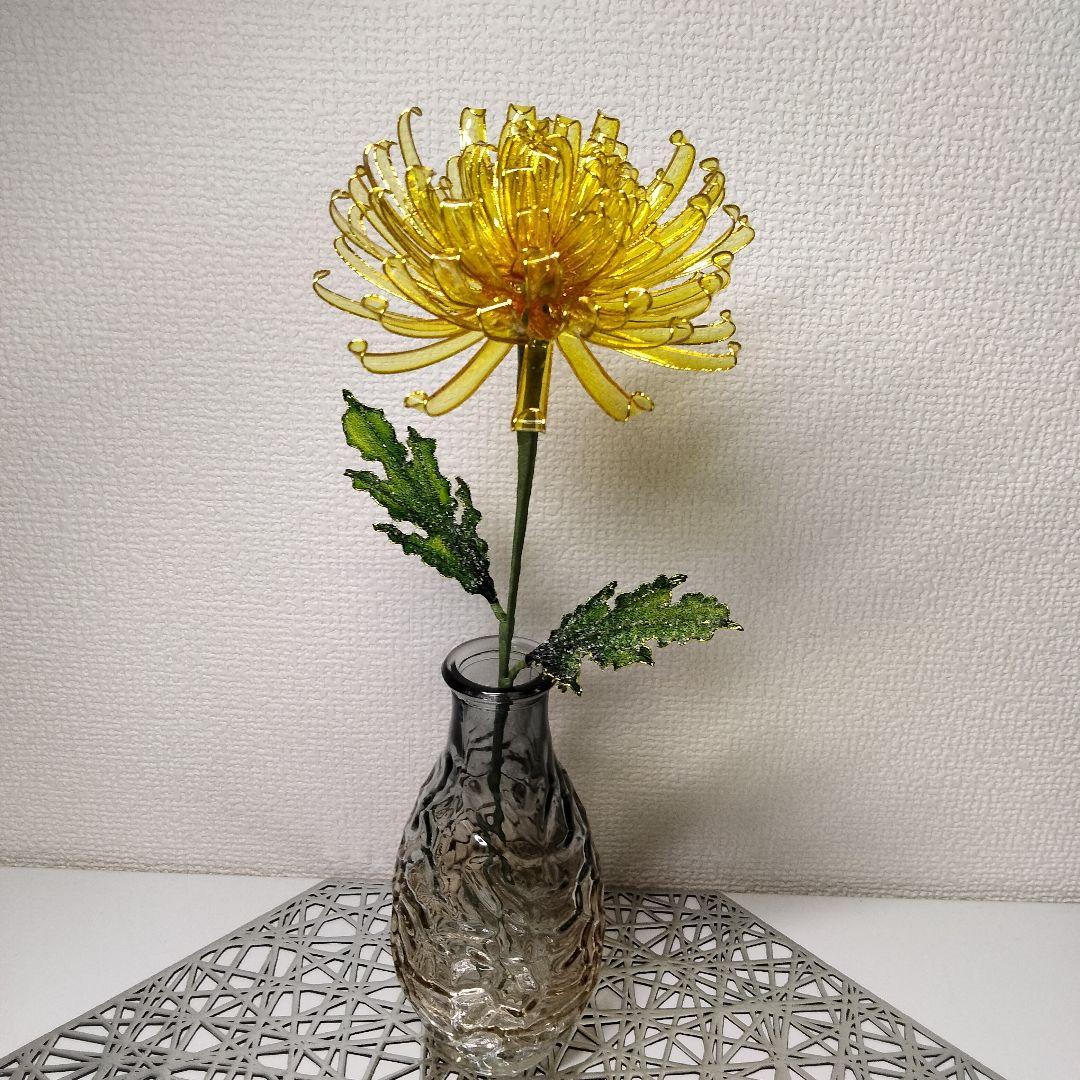 菊　リンドウ他　アメリカンフラワー✶ディップフラワー✶ディップアート