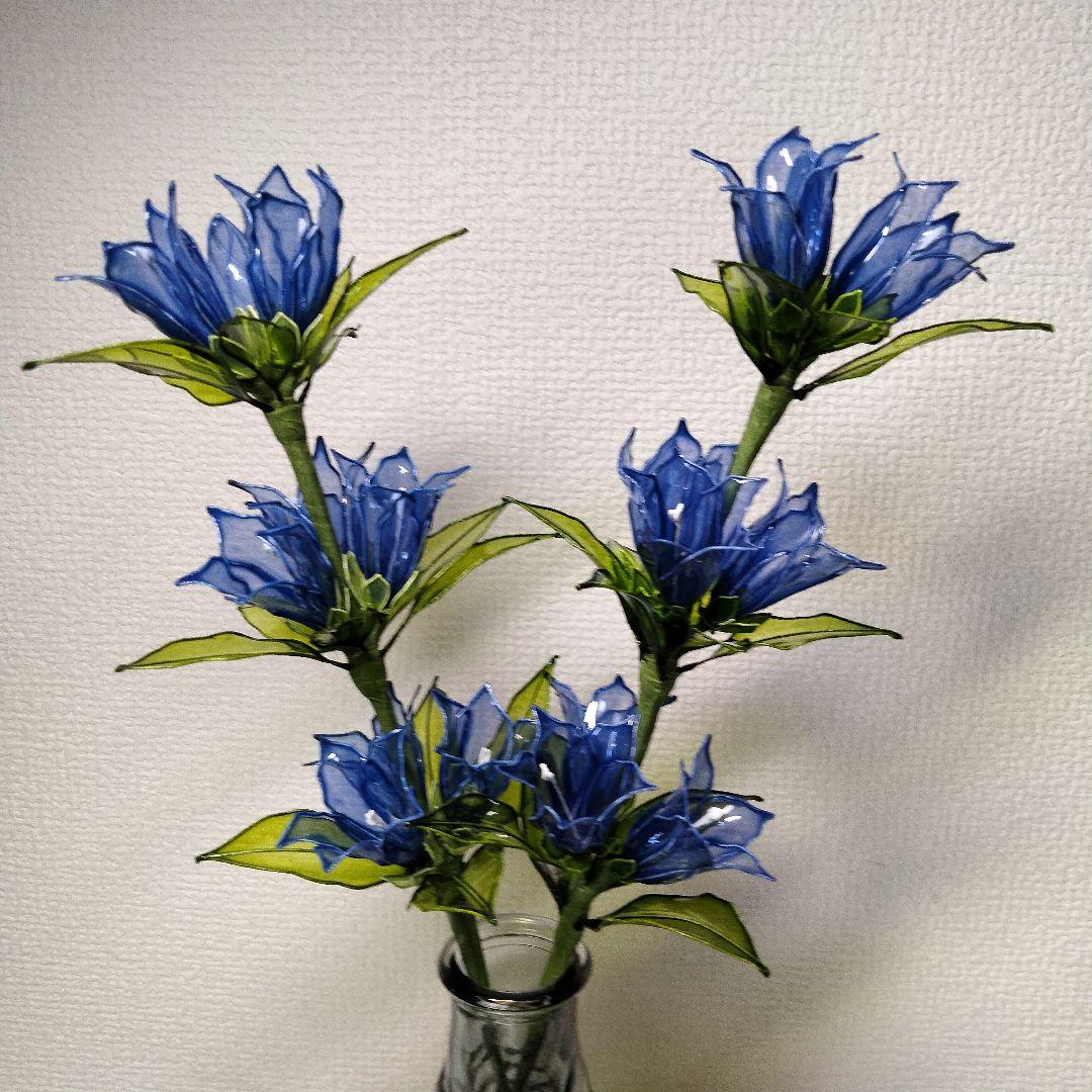 菊　リンドウ他　アメリカンフラワー✶ディップフラワー✶ディップアート