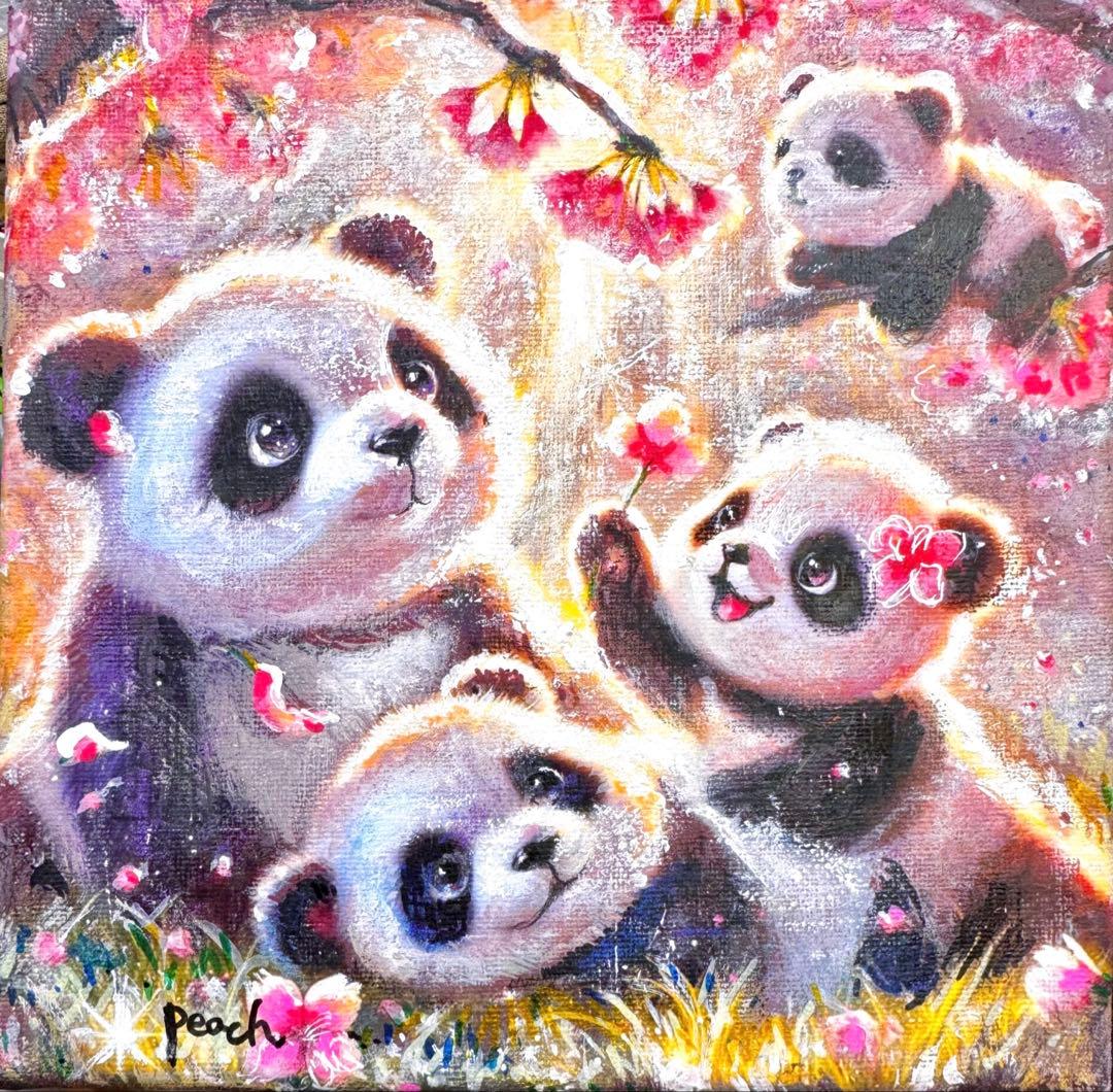 a*a様 絵画原画　桜色の約束