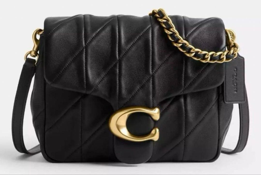 nanamiCW629 ショルダーバッグ・キルティングレディースバッグ　黒