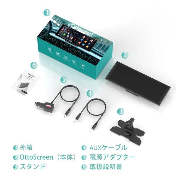 サンハロン様用 オットキャスト ScreenFlow CarPlay カーナビ