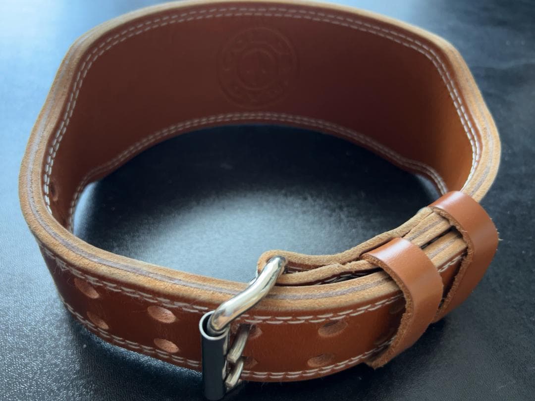 ゴールドジム プロレザーベルト Sサイズ／定価15400円 GOLD'S GYM