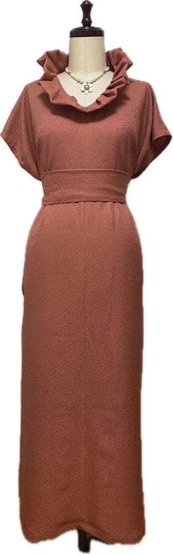 k*i様 着物リメイクワンピースマキシ丈とストール付き