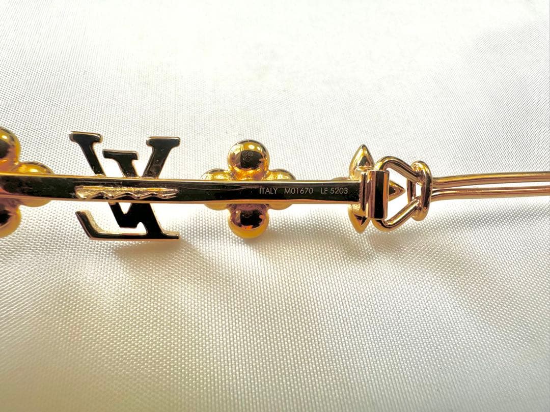 美品♪LOUIS VUITTON バレッタ ベビールイ LV96333