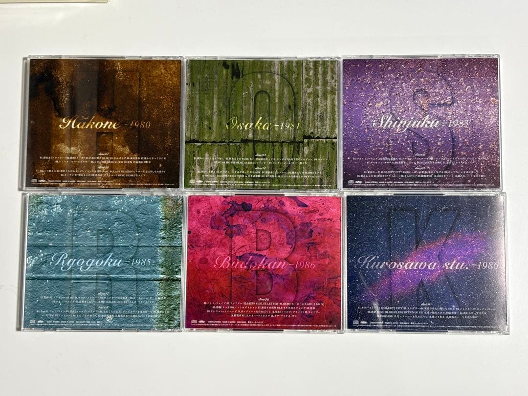 【廃盤レア】甲斐バンドライヴBOX「熱狂／ステージ」 CD10枚セット