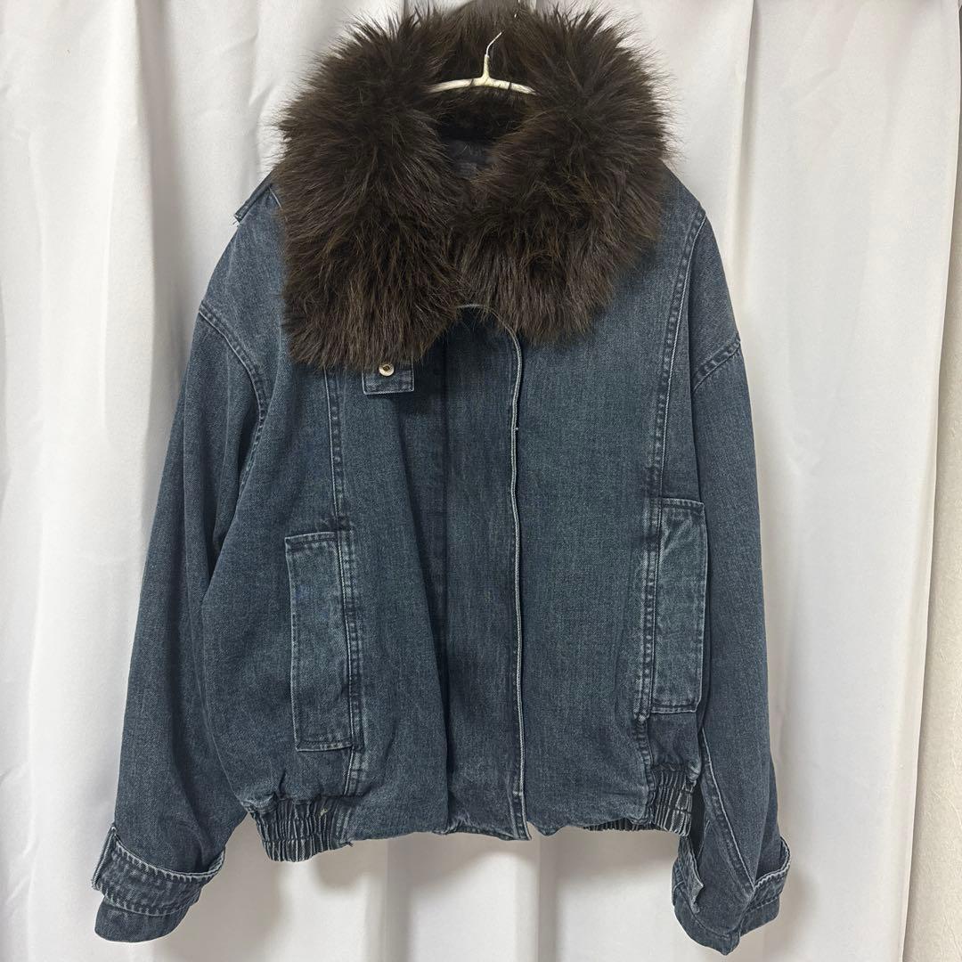 【完売品】ZARA ZW COLLECTION デニムボンバージャケット S