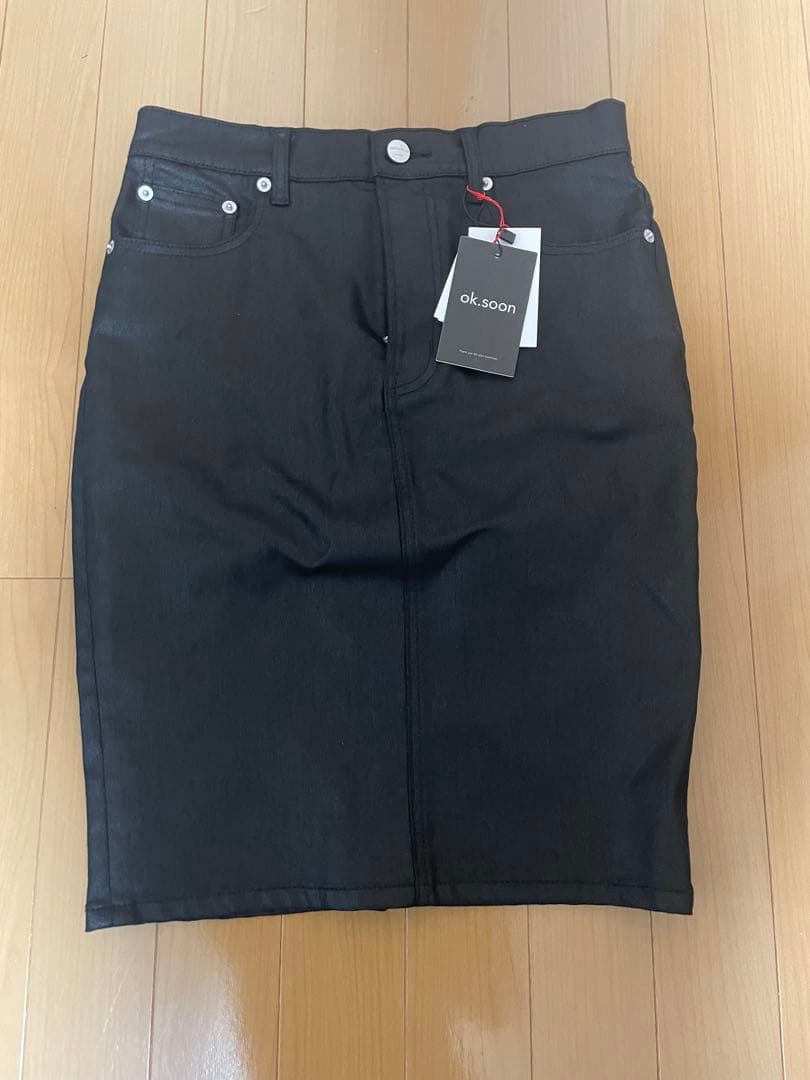 ok.soon×piccadilly DENIM MIDDLE SKIRT