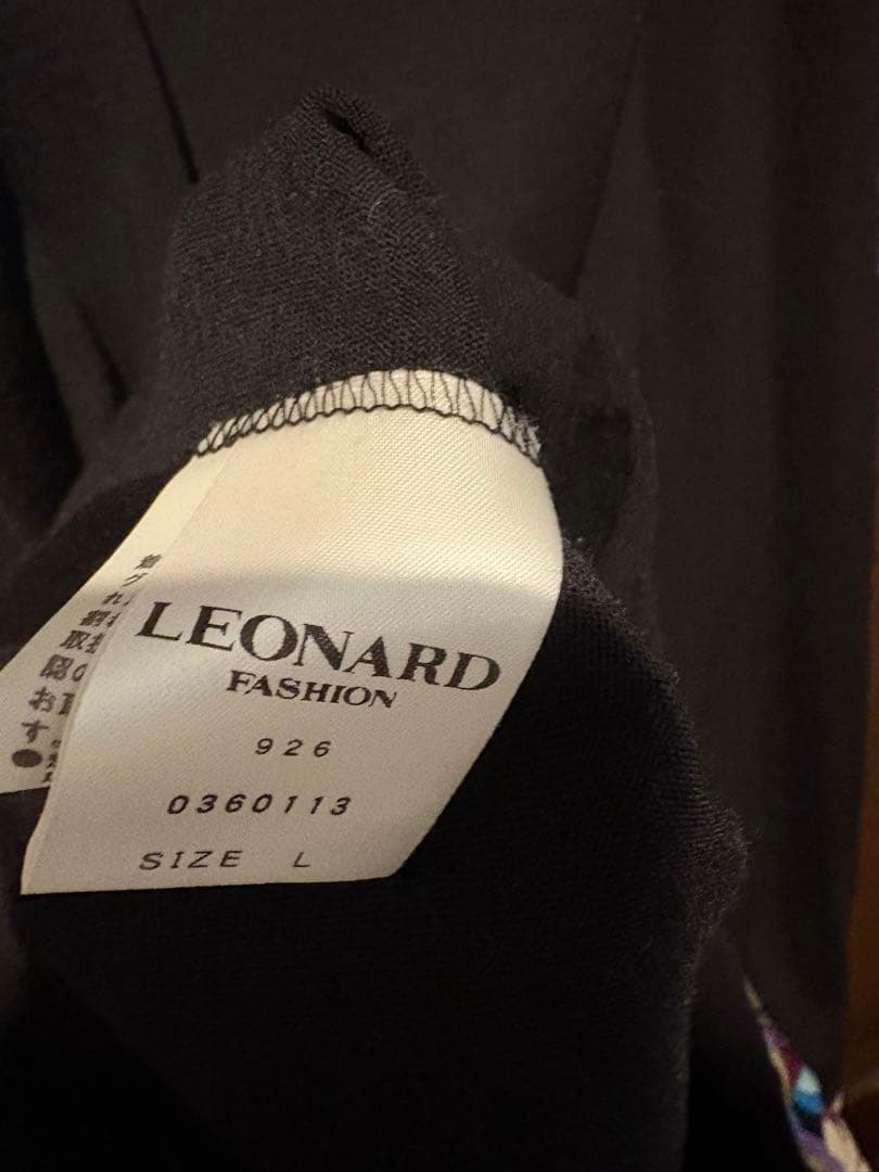 レオナール　LEONARD ワンピース　サイズL