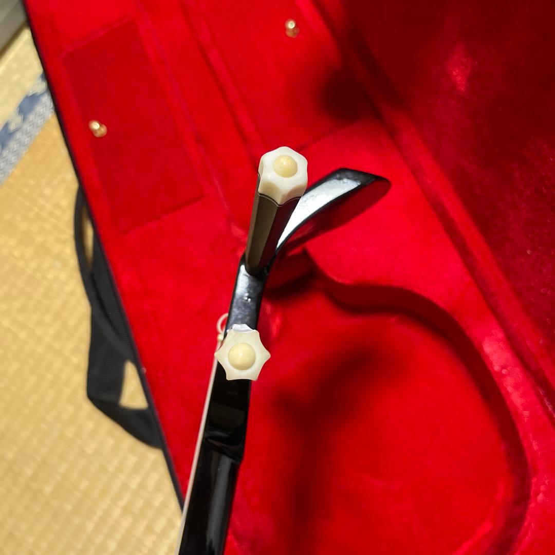 蛇皮沖縄三線　ハードケース付き