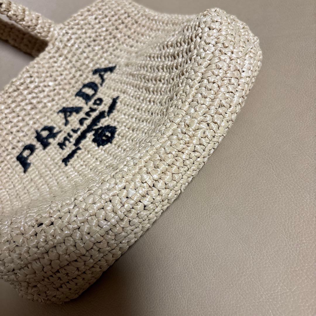 ‼️美品‼️PRADA スモールクロシェトートバッグ