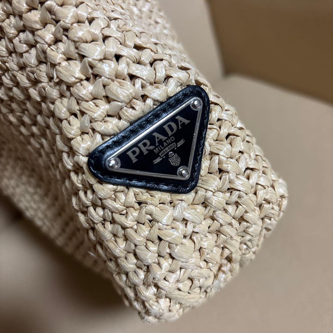 ‼️美品‼️PRADA スモールクロシェトートバッグ