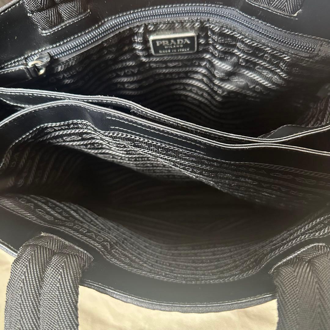 PRADA プラダ ロゴ スポーツ ミニトートバッグ ハンドバッグ ダークグレー