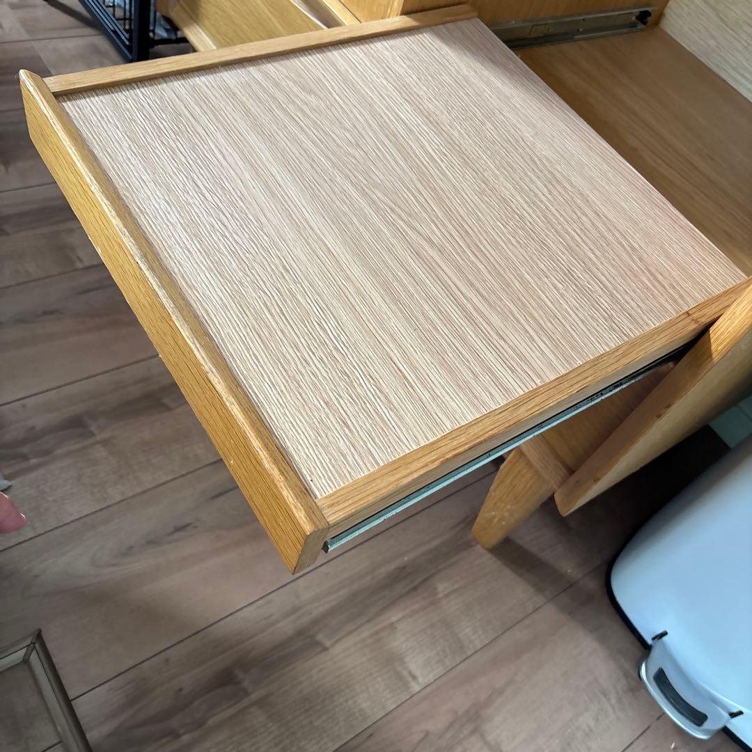 unico ナチュラルウッド レンジボード　カップボード　シグネ ガラス扉付き