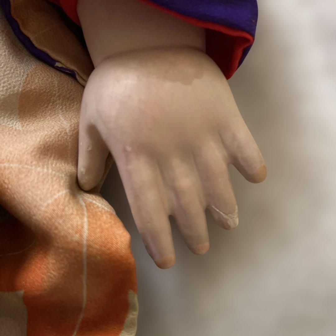 パ*コ様 市松人形 戦前　約100年前　大型73センチ