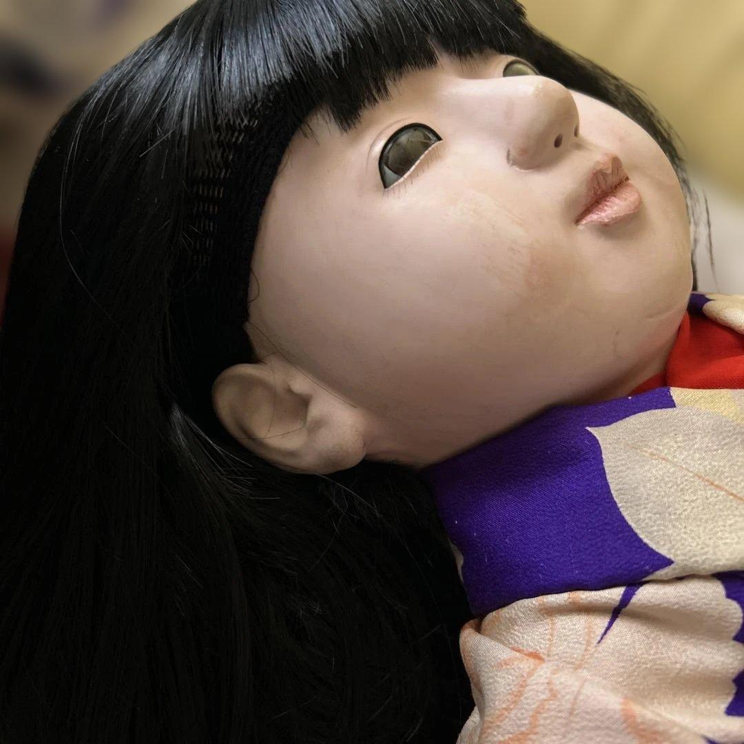 パ*コ様 市松人形 戦前　約100年前　大型73センチ