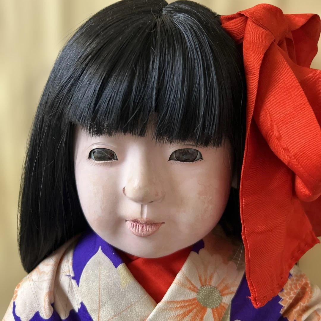 パ*コ様 市松人形 戦前　約100年前　大型73センチ