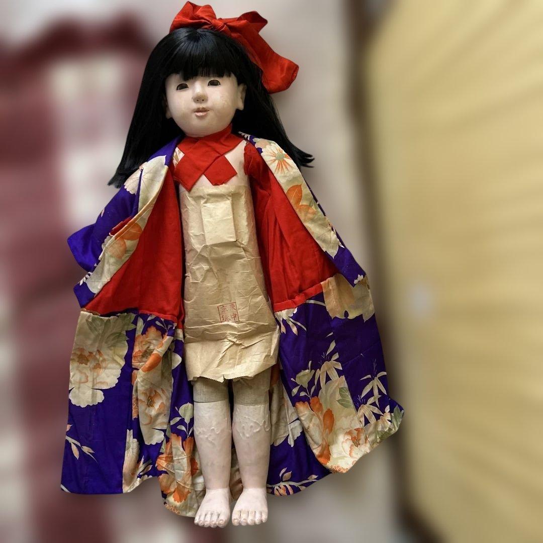パ*コ様 市松人形 戦前　約100年前　大型73センチ