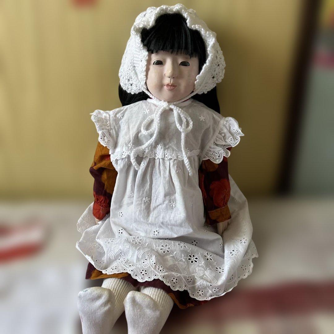 パ*コ様 市松人形 戦前　約100年前　大型73センチ