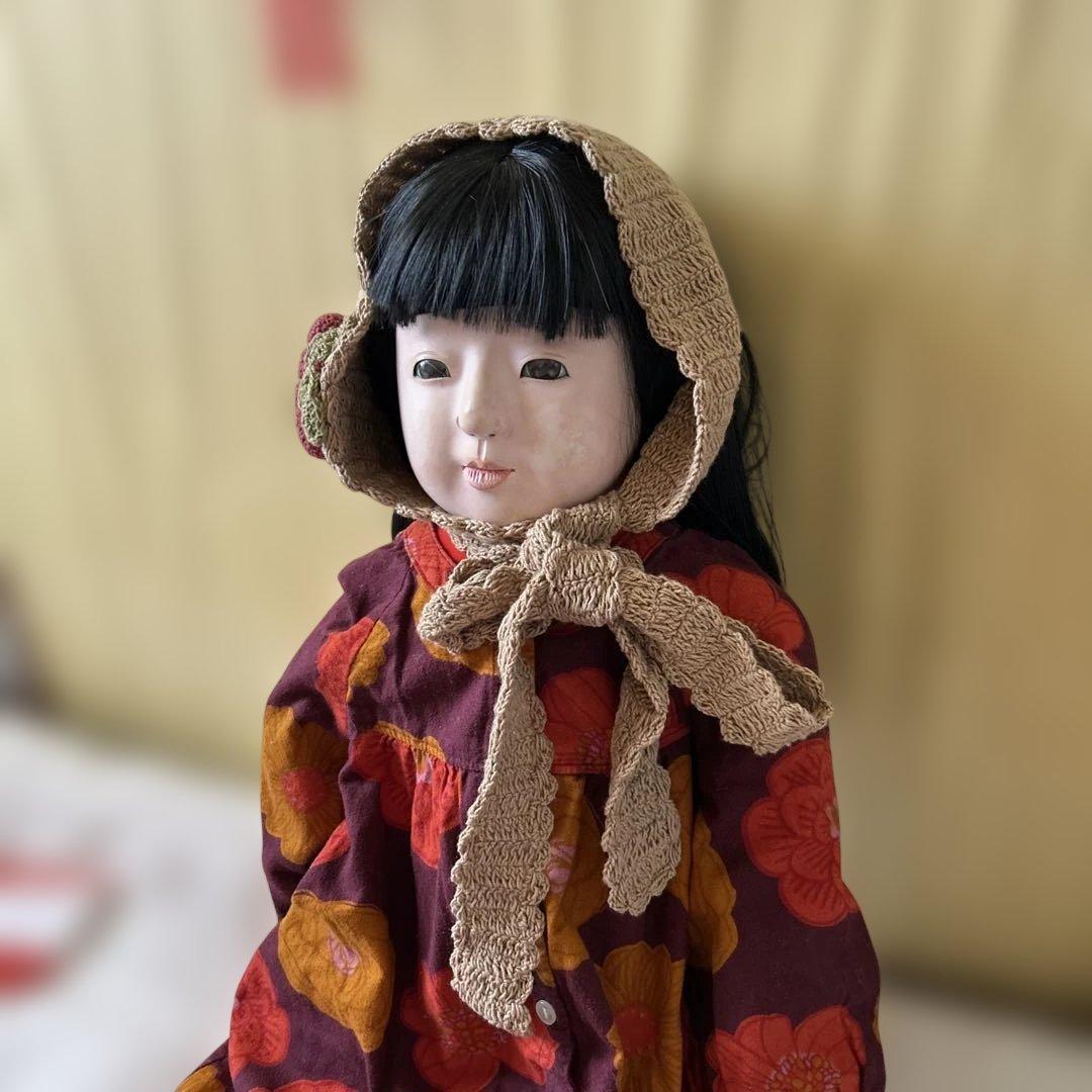 パ*コ様 市松人形 戦前　約100年前　大型73センチ