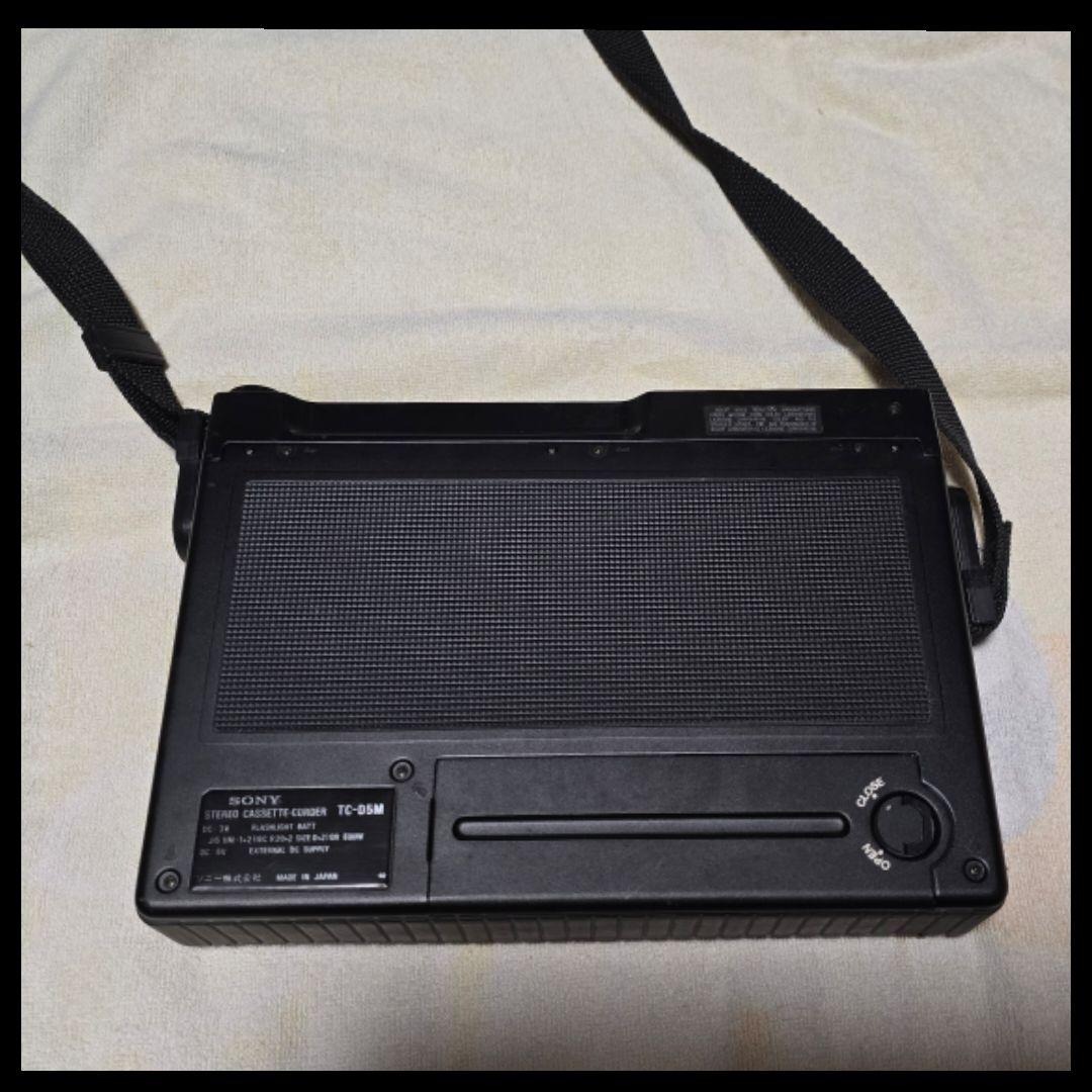 SONY TC-D5M ポータブルカセットプレーヤー 動作未確認です綺麗な方です