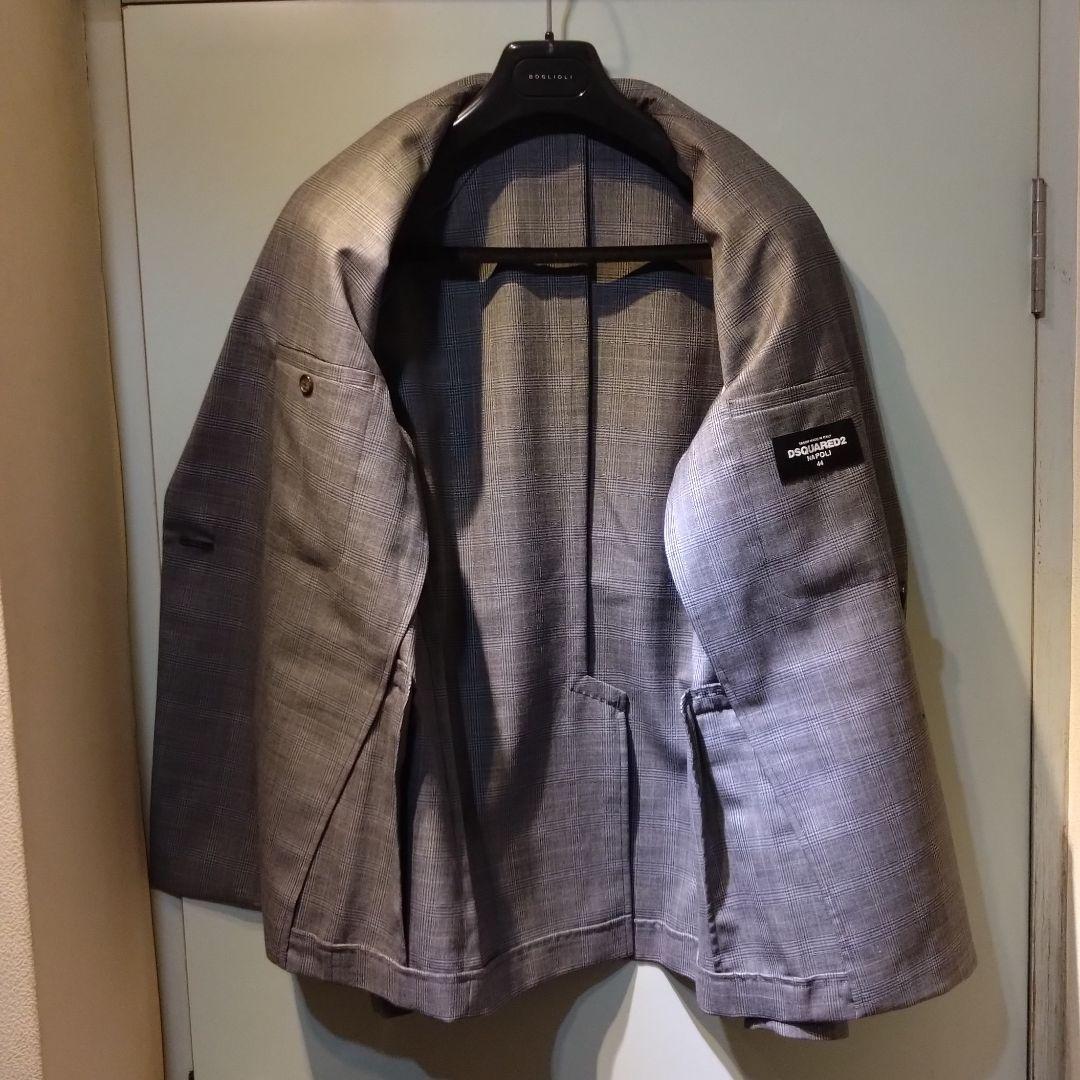 DSQUARED2 ダブルブレスト スーツ セットアップ ジャケット グレー
