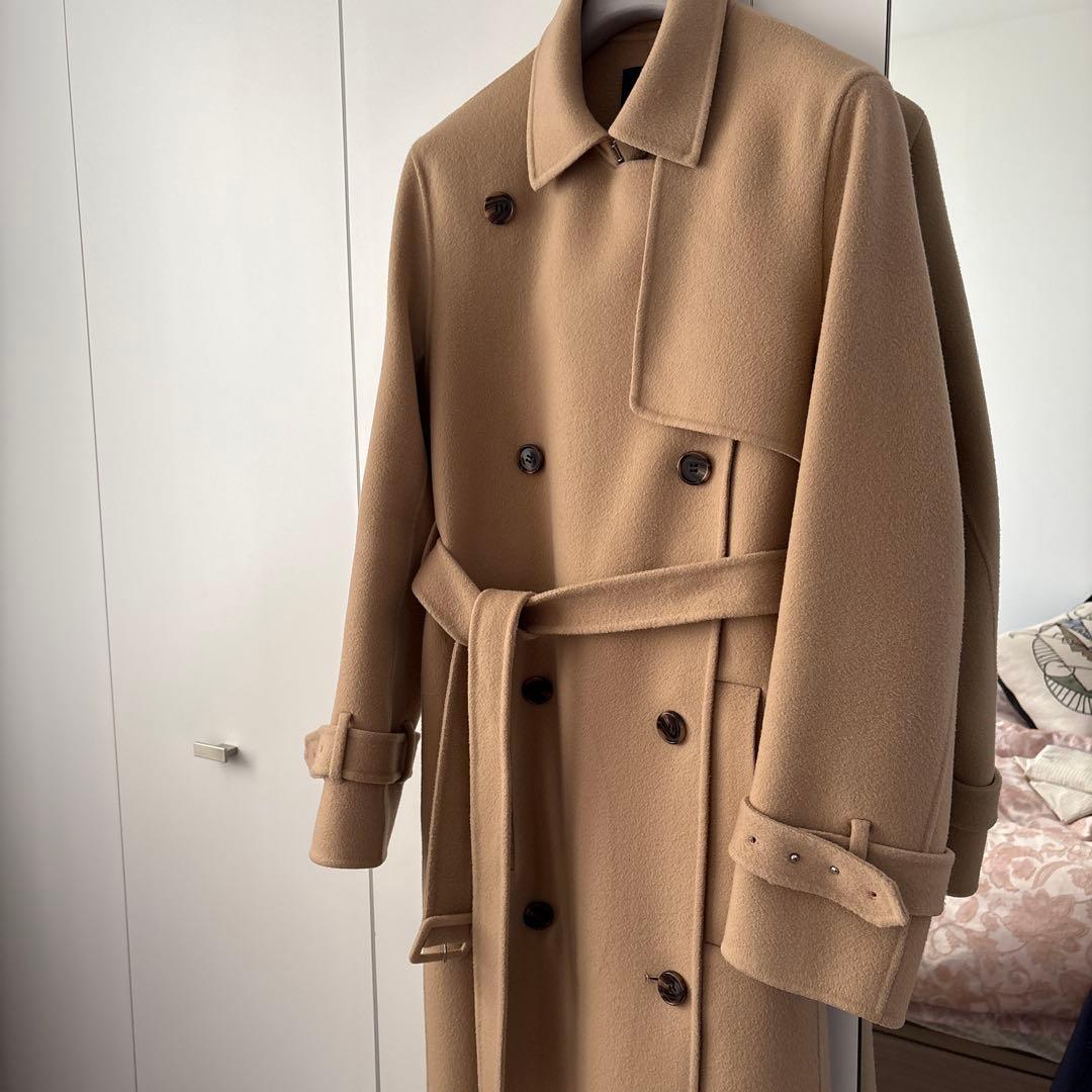 セオリー　アウター　キャメルウールコート