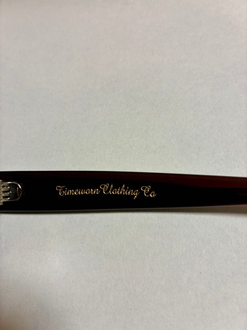 白山眼鏡×timewornclothing サングラス 眼鏡